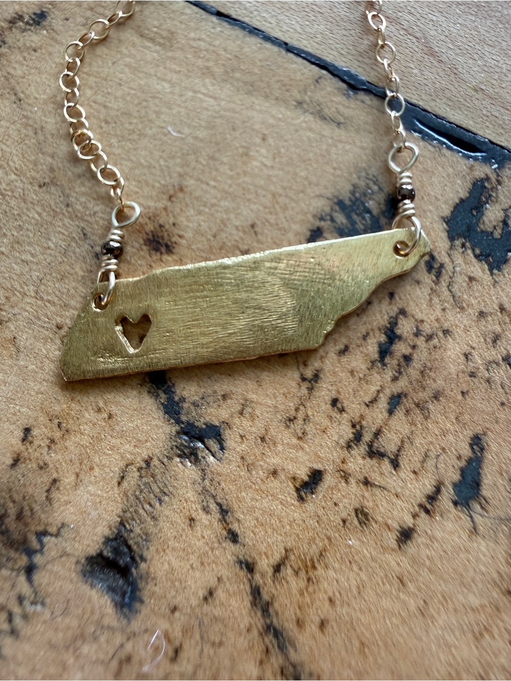 Sundance Gold Bar TN Pendant Necklace - Gold - Picture 4 of 4